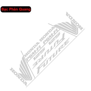 Bộ Tem dán xe honda FUTURE 10 món Phản Quang