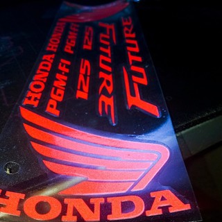 Bộ Tem dán xe honda FUTURE 10 món Phản Quang