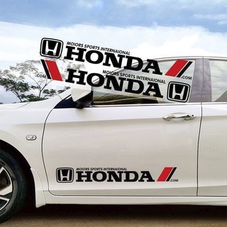 Bộ tem honda phản quang dán thân xe hơi