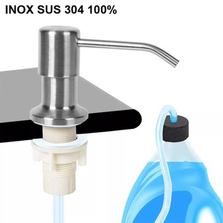 Bộ vòi xịt nước rửa chén inox 304 - dây dài 120cm - Có van bơm nước rửa chén 1 chiều