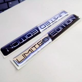 Bộ 2 tem limited edition pvc dẻo dán xe