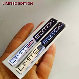 Bộ 2 Tem LIMITED EDITION PVC dẻo dán xe