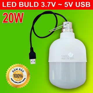  Bóng đèn LED USB 5V-20W sáng trắng và sáng trắng ấm vàng  hàng chính hãng  BH 12 Tháng  