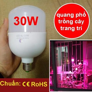 Bóng đèn led quang phổ toàn phần trồng cây công suất 30w