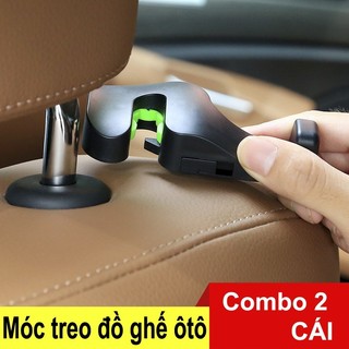 Combo 2 móc treo đồ sau ghế xe ô tô