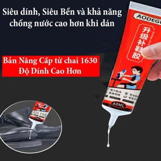 Keo dán dùng nhiệt dán giày dép, đồ da siêu dính trong suốt Bản nâng cấp siêu dính hơn chai cũ 1630 60ml
