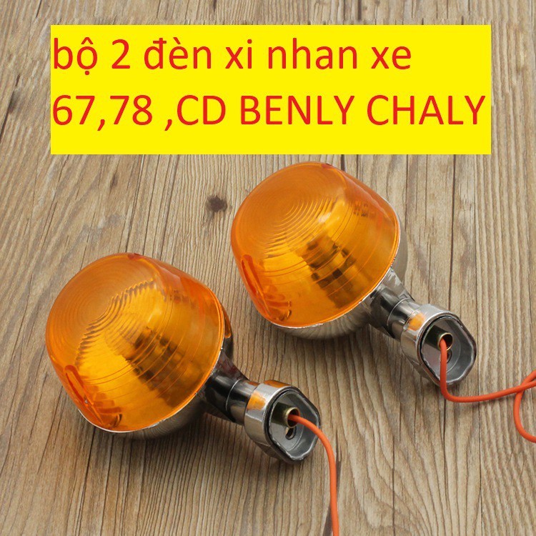 Bộ 2 đèn Xi nhan xe CD Benly,67,,CHARLY, Cup,DH