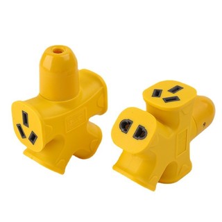 ổ cắm điện không dây 16A 4000W Chân đồng, Vỏ đúc chống cháy chống bể hình người 1105
