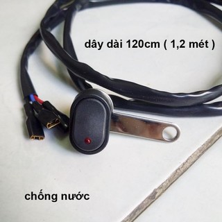 Công Tắc Led chân ốc cho xe máy NK081