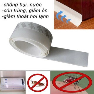 Cuộn cao su dán khe hở chân cửa, giảm thoát hơi lạnh, côn trùng, bụi, giảm ồn