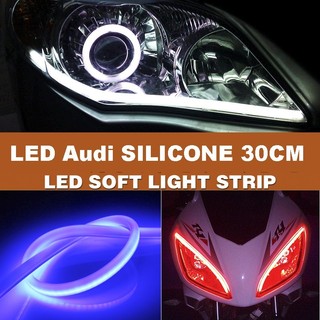 một led dây Audi silicon 30cm đủ màu chọn - K30