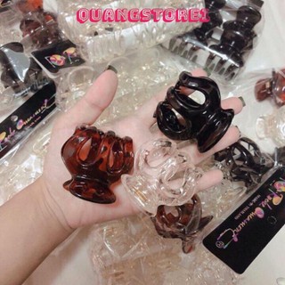 Sét 3 kẹp tóc càng cua thái lan to và nhỏ, kẹp tóc chắc chắn, kẹp tóc càng cua thái lan 6 răng xinh đẹp - kcc524