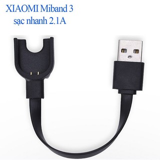 Cáp sạc đồng hồ cho Xiaomi MiBand 3 cáp sạc nhanh 2.1A