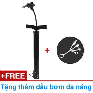 Bơm tay cho xe máy, xe đạp van to van nhỏ đều được loại ống thép sơn tĩnh điện