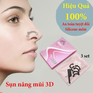 Bộ 3 Sụn Nâng Mũi 3D Hàn Quốc hàng chất lượng