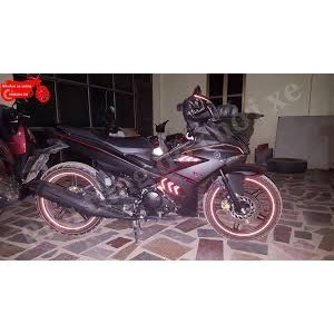 Bộ dán phản quang vành xe màu đỏ