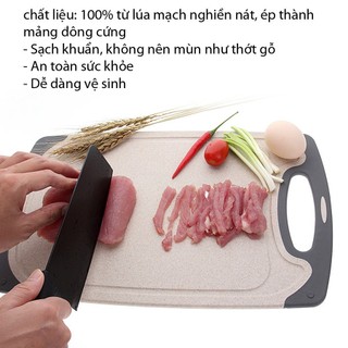 Thớt lúa mạch Chopping Block Nhật Bản 20x31cm