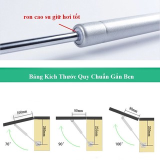 Ben Nâng Chống Cánh Tủ Piston 100N