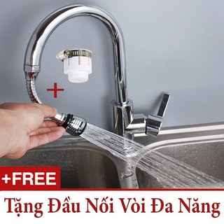 Dây đầu vòi bồn rửa xoay 360 độ, có lọc nước DL65