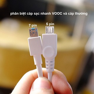 Cáp Sạc Nhanh VOOC Micro android hỗ trợ VOOC cho OPPO