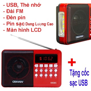máy nghe đài FM hỗ trợ khe cắm thẻ nhớ,CỔNG USB nghe to và rõ dành cho người già cr65