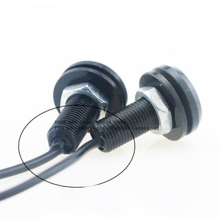 Bộ 2 đèn led xi nhan nút áo lớn -sáng đỏ
