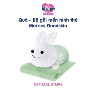 Quà tặng không bán - Bộ gối mền hình thỏ Merries Goodskin