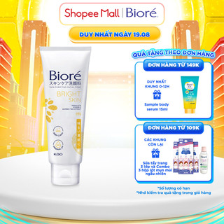 Sữa Rửa Mặt Thanh Lọc Da - Sáng Da Biore 100g