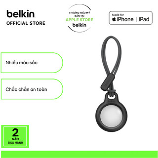 Vỏ bảo vệ Airtag Secure Holder Belkin Có Dây Đeo, chống trầy xước, thiết kế tân tiến - HÀNG CHÍNH HÃNG CAO CẤP- F8W974bt