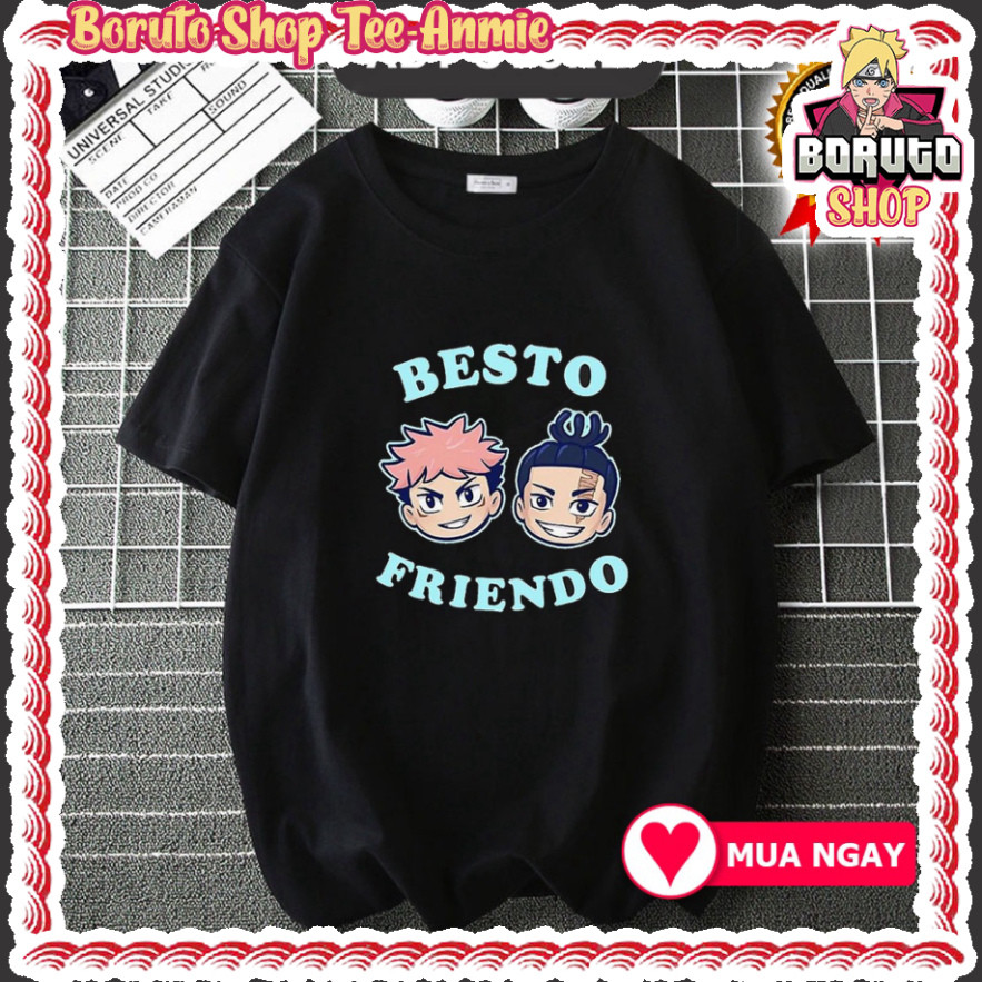 Áo thun hình Jujutsu Kaisen My Besto Friendo Todo Aoi cực chất giá rẻ mẫu HOT bán chạy BorutoShop