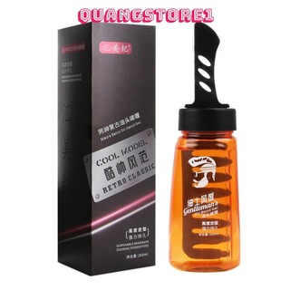 Gel vuốt tóc kèm lược keo tóc keo vuốt tóc nam cao cấp chai 260ml kèm lược, keo vuốt tóc dạng gel kèm lược tạo giữ nếp