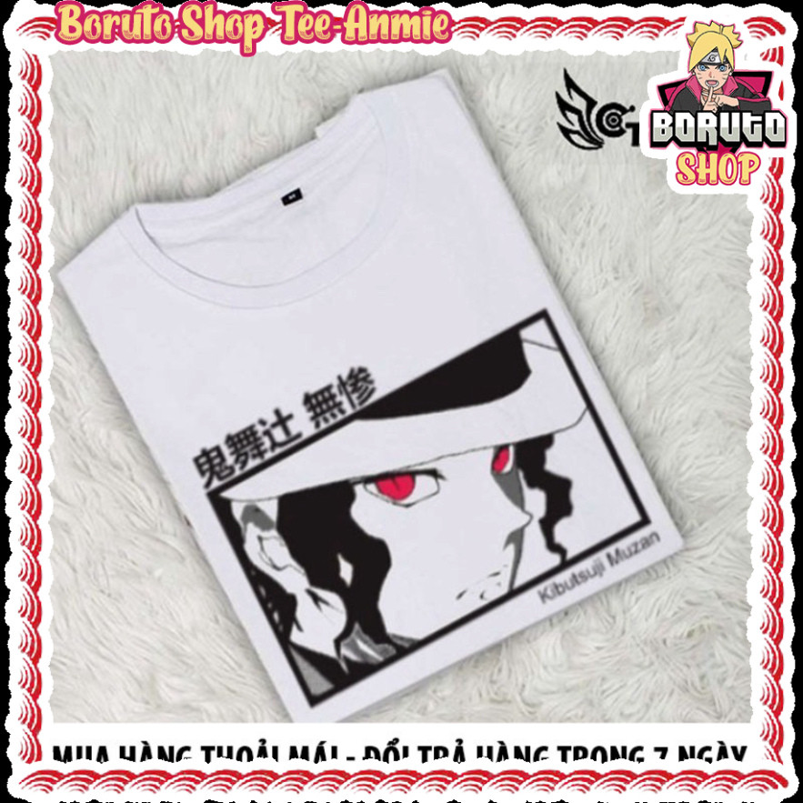 Áo thun ANIME KIBUTSUJI MUZAN - KIMETSU NO YAIBA cực chất giá rẻ siêu HOT BorutoShop
