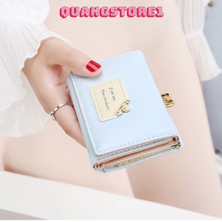 Ví Nữ Mini Đẹp Cầm Tay Nhỏ Gọn Xinh Xắn Bóp Da PU Cao Cấp Thời Trang Hàng Hiệu Chình Hãng Hàn Quốc ( #vínữ )