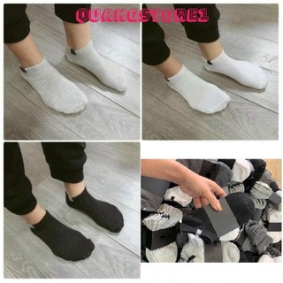 Tất Nam Nữ ZARA Trơn Cổ Ngắn. Vớ Nam Thời Trang Cao Cấp Chất Cotton 100% Co Giãn Thấm Tốt Hàng Nhập Khẩu Chính Hãng GC35