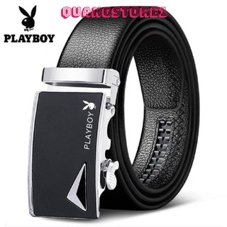 Thắt Lưng Da Nam Playboy Hàng Cao Cấp Khóa Cài. Dây Nịt Nam Da Bò 100% Chính Hãng Mạ Vàng Bạc Nam Tính GC02