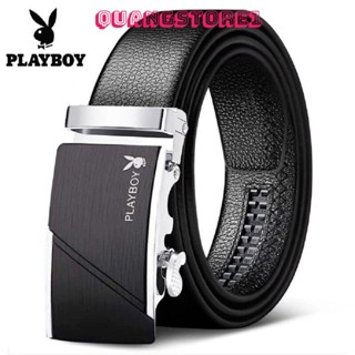[Dây Lưng] Thắt Lưng Da Nam Hàng Hiệu PLAYBOY Cao Cấp Khóa Cài, Dây Nịt Nam Da Bò 100% Mạ Bạc Nam Tính Chính Hãng GC305
