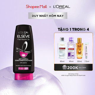 Dầu xả dưỡng tóc giảm gãy rụng; giúp tóc chắc khỏe hơn ELSEVE FALL RESIST 3X L’Oréal Paris 280 ml