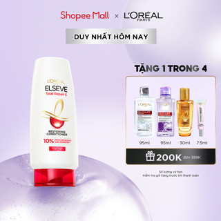 Dầu xả giảm 5 dấu hiệu của tóc hư tổn L'Oreal Paris Elseve Total Repair 5 Restoring Conditioner 280 ml