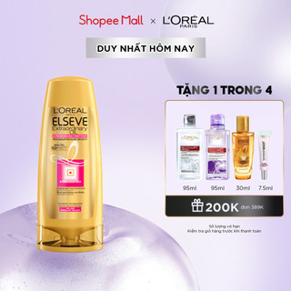Dầu xả chiết xuất tinh dầu hoa tự nhiên L'Oreal Paris Elseve Extraordinary Oil Ultra Nourishing - 325ml