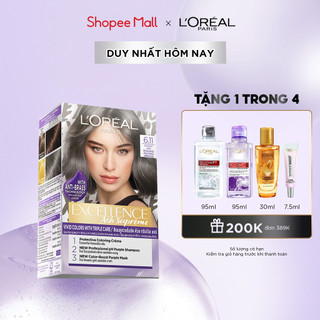 Kem nhuộm dưỡng tóc sâu L'Oreal Paris Excellence Fashion 172ml với tông màu thời trang