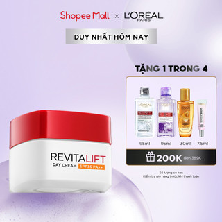 Kem dưỡng săn chắc da và giảm nếp nhăn L'ORÉAL Revitalift DaySPF35 PA++ 50ml (kem ngày)