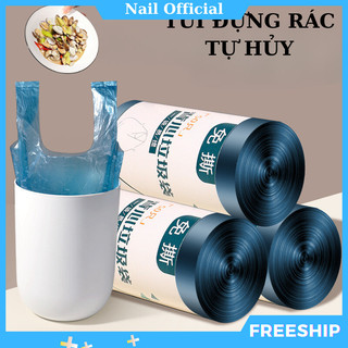 Túi Đựng Rác Có Dây Kéo Loại Siêu Dày Dai Chắc Chắn size 40x50cm Bao Chứa Rác Nhà Bếp Nhà Tắm Vệ Sinh - CN43