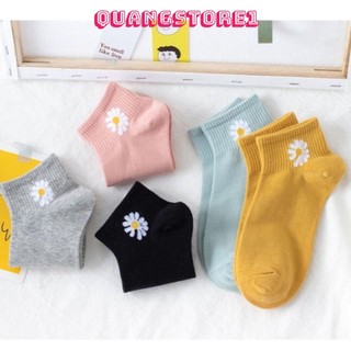 TẤT VỚ NAM NỮ MANG GIÀY CỔ TRỤ HOA CÚC 300 SIÊU DỄ THƯƠNG