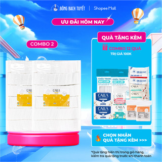 Combo 2 Túi Bông tẩy trang làm sạch da Bông Bạch Tuyết Calla Mềm mịn