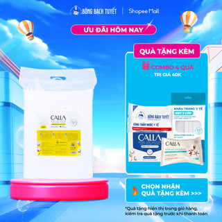 Bông tẩy trang làm sạch da Bông Bạch Tuyết Calla Mềm Mịn 500Gr