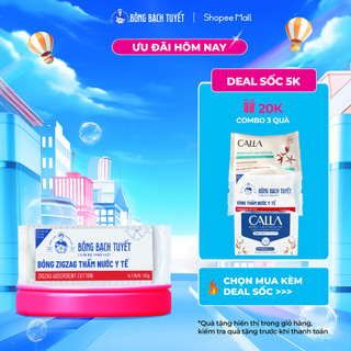 Bông y tế Bạch Tuyết ZigZag 100gr - M