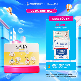 Bông tẩy trang làm sạch da Bông Bạch Tuyết Calla Mềm Mịn (180 miếng/hộp)