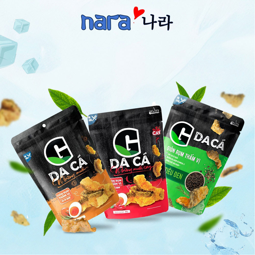 Da cá trứng muối G Kitchen bịch 25G