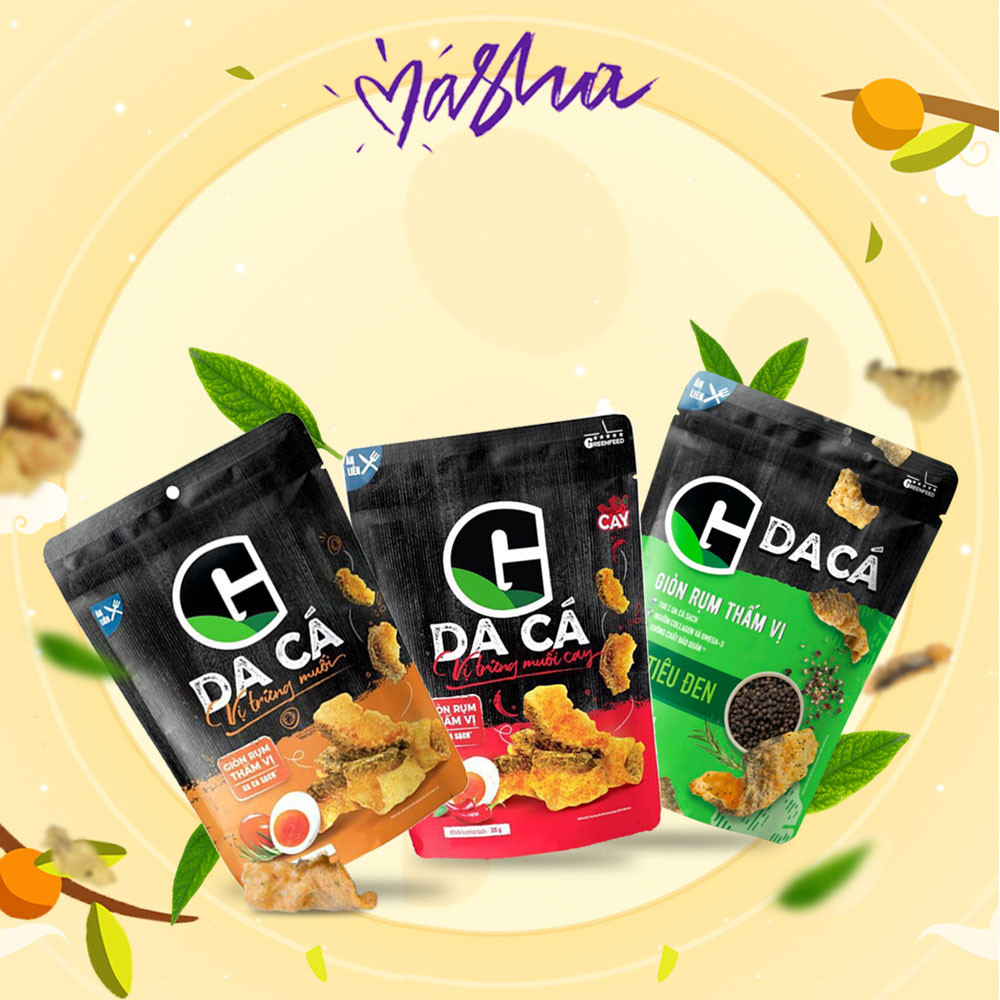 Da Cá Trứng Muối- G Kitchen Gói 25G