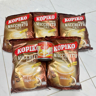 Combo 5 gói cà phê sữa Kopiko (tặng 1 lon sữa đặc Thái Lan 380g)